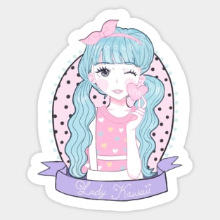 Kawaii Doll Sticker